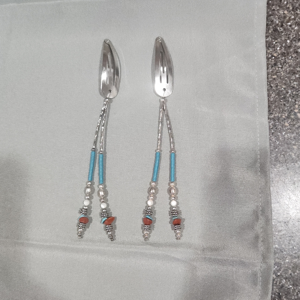 Handmade Hopi Indian Hair CLIPS